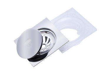 K&K Click Clack Floor Drain 15*15cm - Italian Made